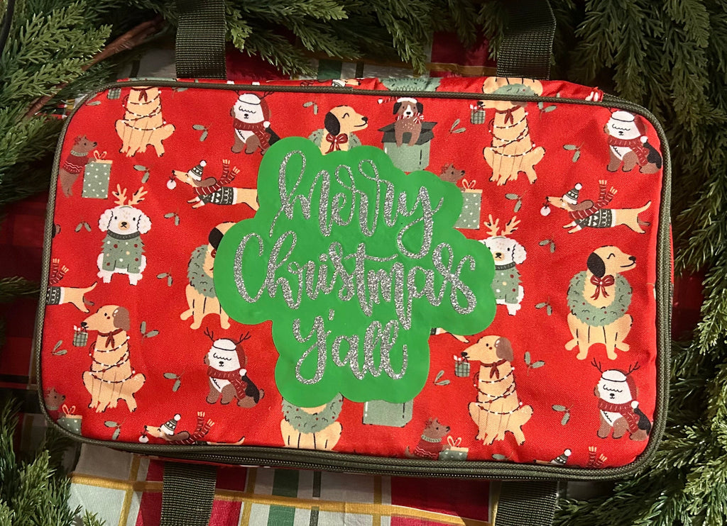 “Merry Christmas Y’all” Casserole Dish & Insulated Carrier