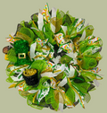 🍀 St. Patrick’s Day Mesh Wreath | 19–20 Inch 🍀