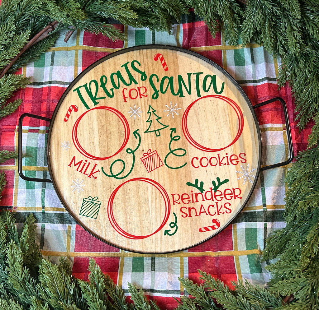 Treats for Santa Cookie Tray
