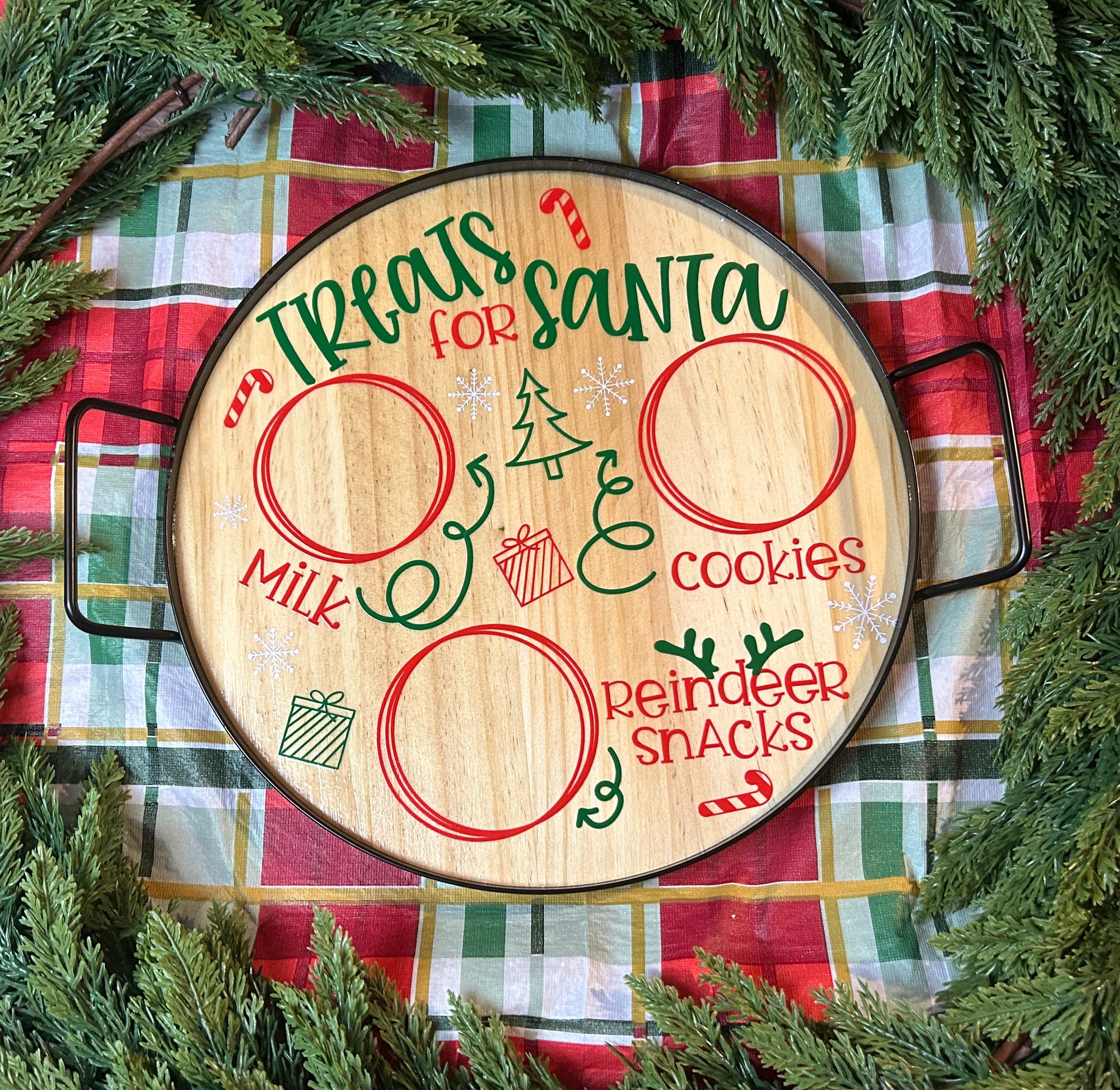 Treats for Santa Cookie Tray