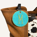 👜Personalized Embroidered Bag Tag - 3.5”