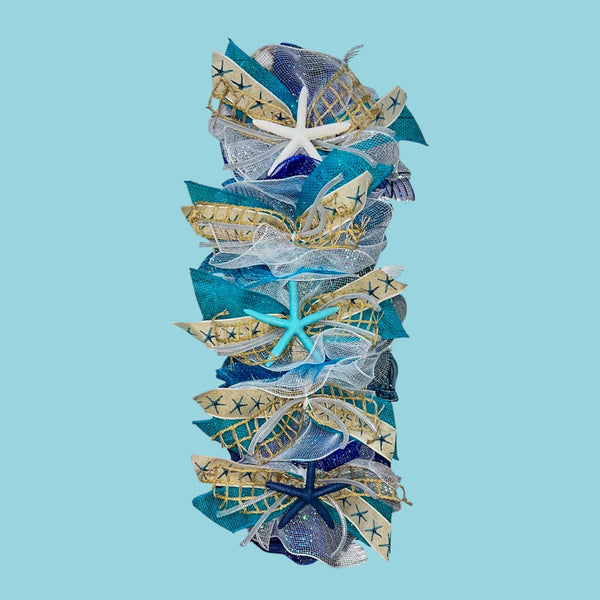 🐚Coastal Starfish Swag Wreath - 22”