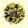 🐝 Welcome to Our Hive Bee Wreath - 22”