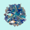 Coastal fish wreath - 22”