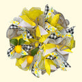 🍋 Burlap & Lemons Summer Wreath - 22”
