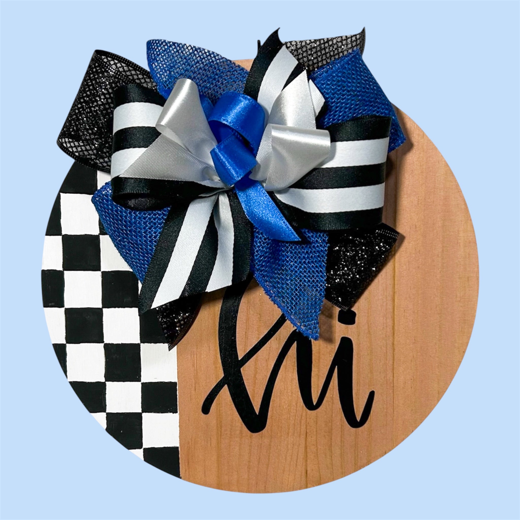 Whimsical Hi Door Round 🖤 - 12”